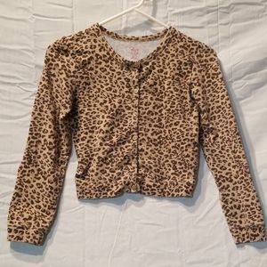 The Children's Place XL Leopard Print Cardigan
